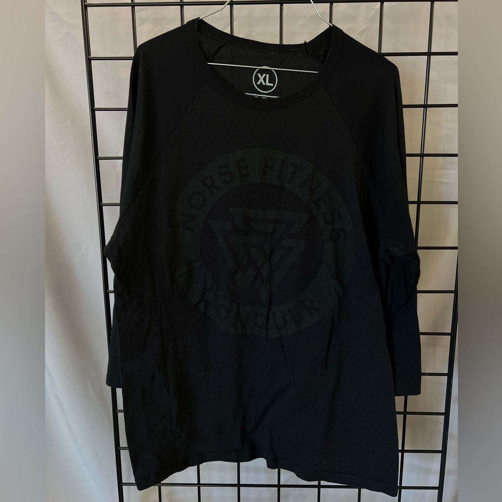 Norse Fitness Men’s Baseball Tee, size XL